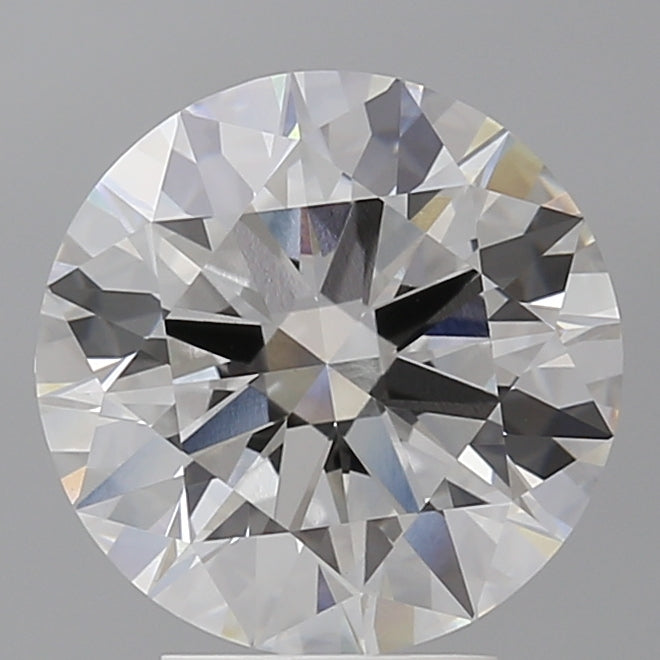 4.10 Carat Round Shaped, Ideal Cut, E Color, VVS2 Clarity, IGI Certified Lab Grown Diamond