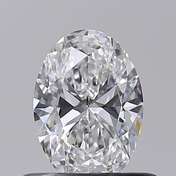 0.50 Carat Oval Shaped, Excellent Cut, D Color, VVS2 Clarity, IGI Certified Lab Grown Diamond