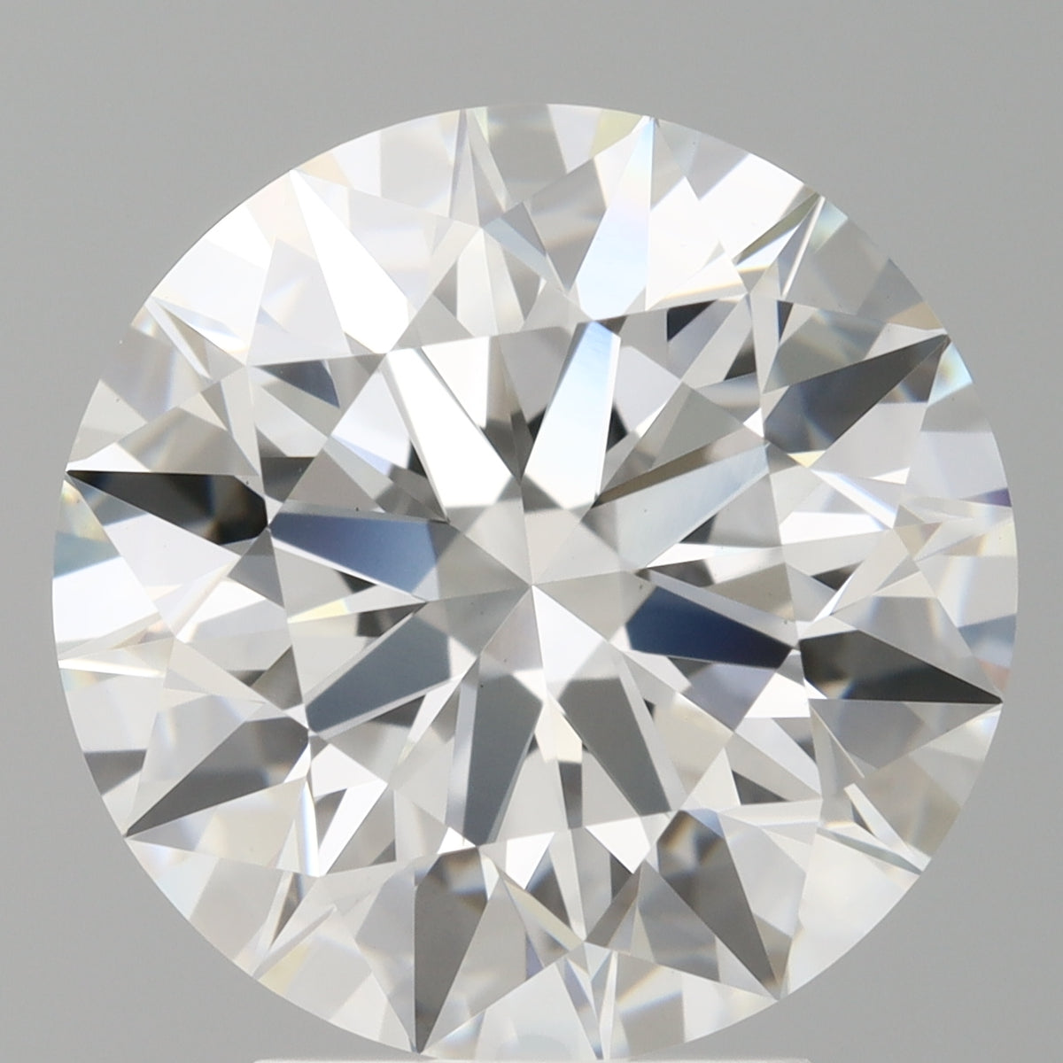 4.05 Carat Round Shaped, Ideal Cut, E Color, VVS2 Clarity, IGI Certified Lab Grown Diamond
