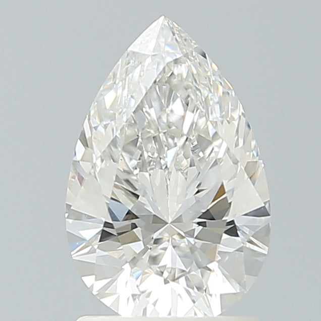 1.59 Carat Pear Shaped, Ideal Cut, G Color, VVS2 Clarity, IGI Certified Lab Grown Diamond
