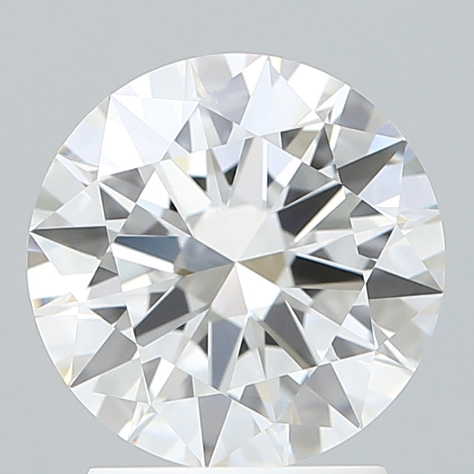 2.09 Carat Round Shaped, Excellent Cut, F Color, VVS1 Clarity, IGI Certified Lab Grown Diamond