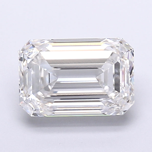 3.07 Carat Emerald Shaped, Very Good Cut, E Color, VVS2 Clarity, IGI Certified Lab Grown Diamond