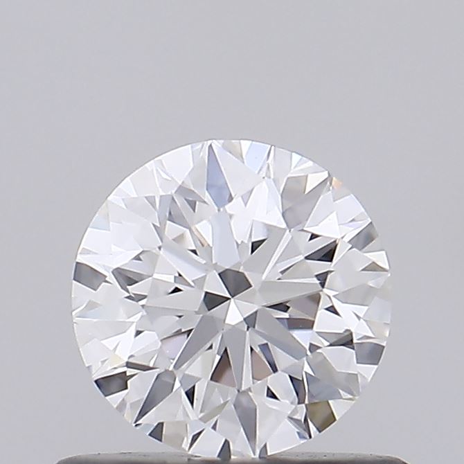 0.53 Carat Round Shaped, Ideal Cut, D Color, VVS2 Clarity, IGI Certified Lab Grown Diamond