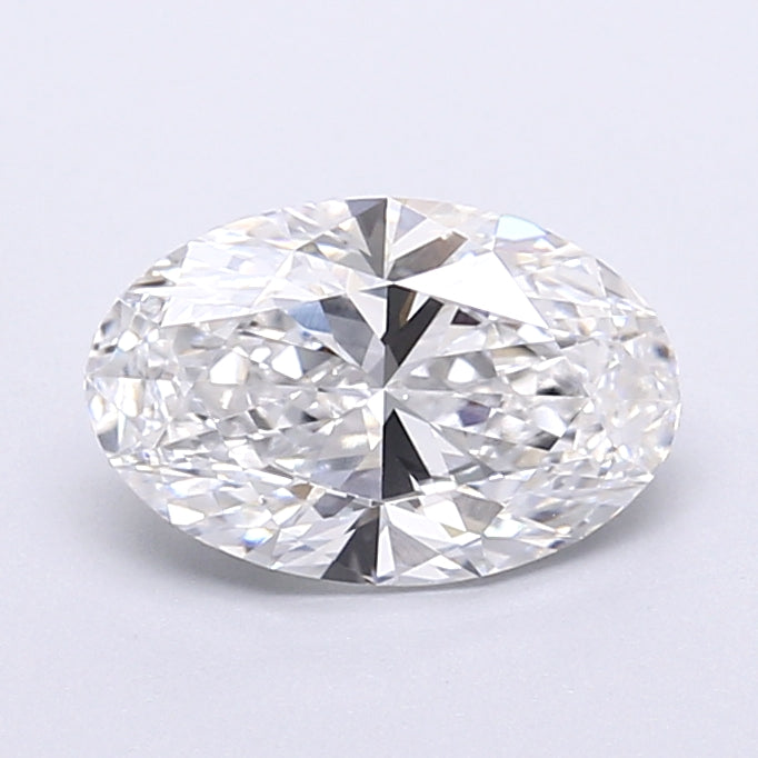1.56 Carat Oval Shaped, Very Good Cut, D Color, VS1 Clarity, IGI Certified Lab Grown Diamond