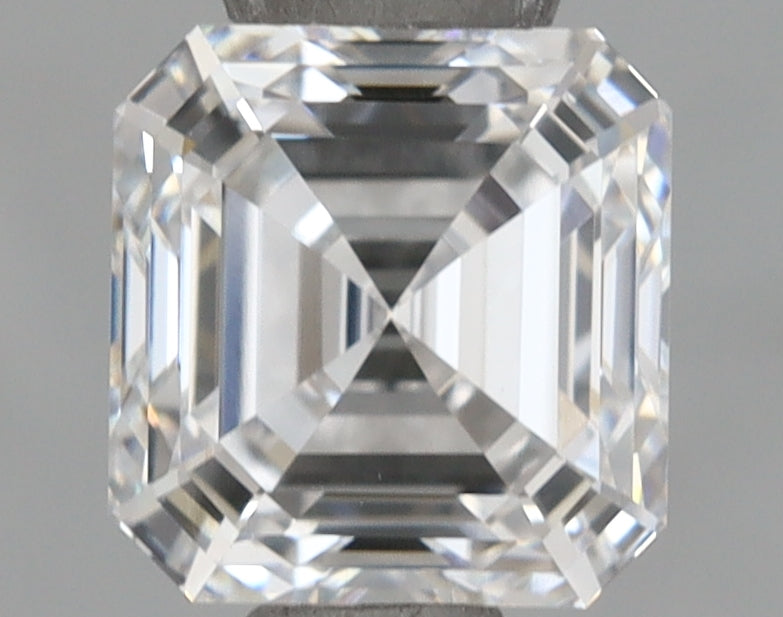 1.00 Carat Asscher Shaped, Excellent Cut, D Color, VVS1 Clarity, IGI Certified Lab Grown Diamond