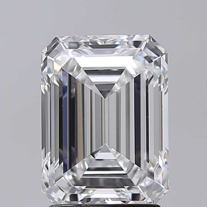 2.51 Carat Emerald Shaped, Excellent Cut, E Color, VS1 Clarity, IGI Certified Lab Grown Diamond