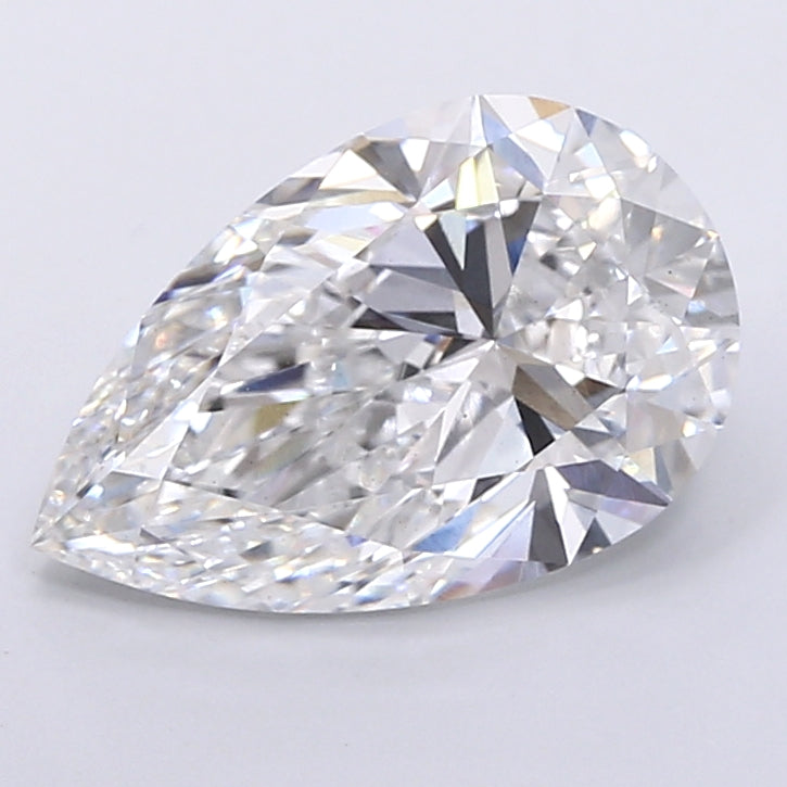 5.03 Carat Pear Shaped, Very Good Cut, E Color, VS2 Clarity, IGI Certified Lab Grown Diamond