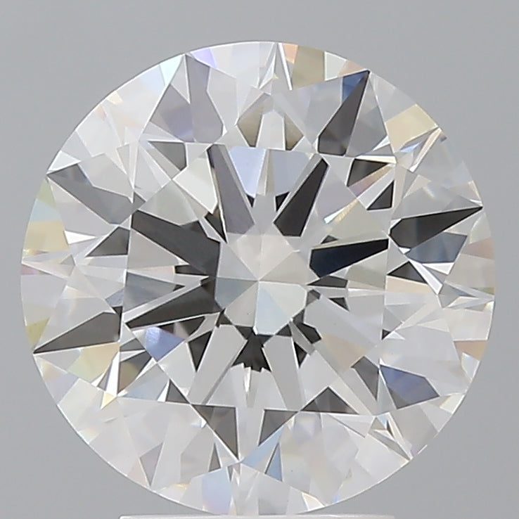 4.08 Carat Round Shaped, Ideal Cut, E Color, VVS2 Clarity, IGI Certified Lab Grown Diamond