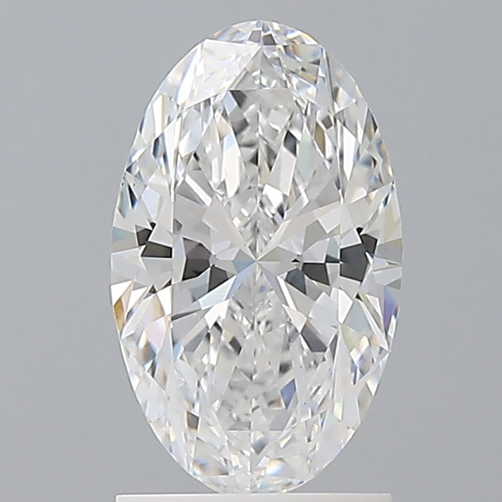 1.59 Carat Oval Shaped, Ideal Cut, E Color, VVS2 Clarity, IGI Certified Lab Grown Diamond