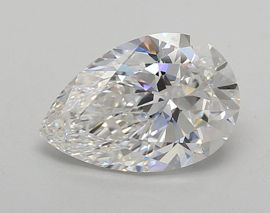 2.00 Carat Pear Shaped, Excellent Cut, E Color, VVS2 Clarity, IGI Certified Lab Grown Diamond