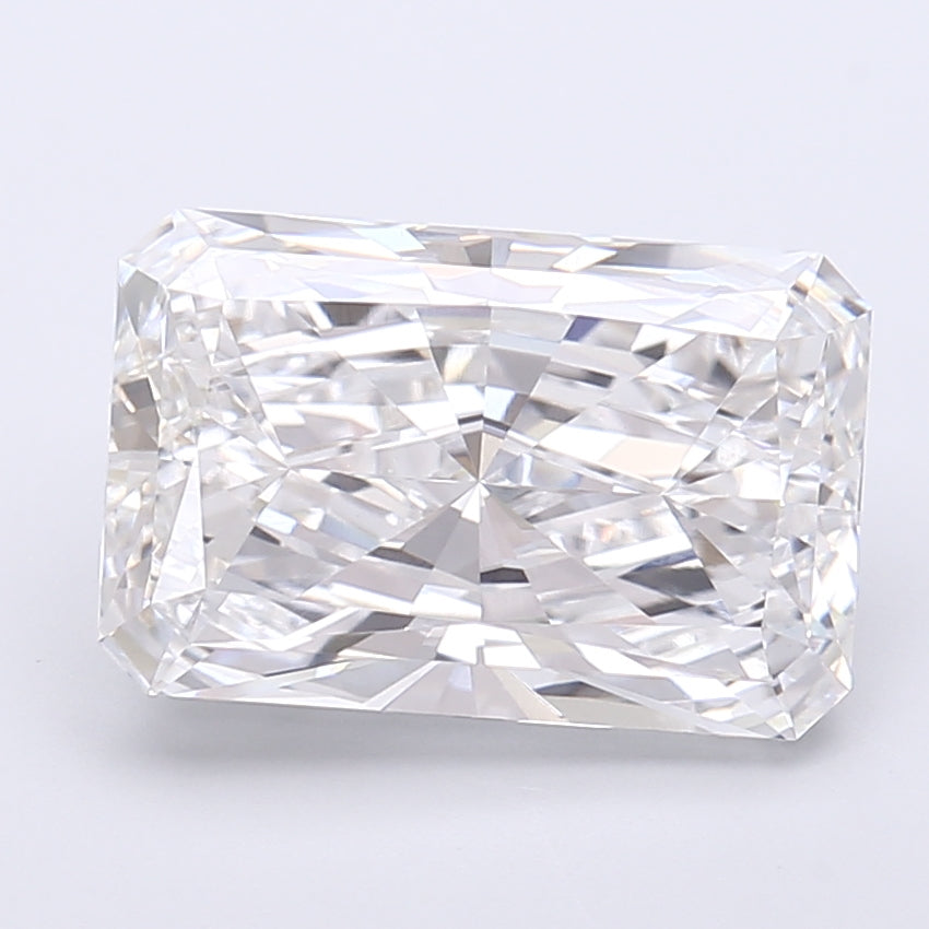 4.58 Carat Radiant Shaped, Very Good Cut, E Color, VVS2 Clarity, IGI Certified Lab Grown Diamond