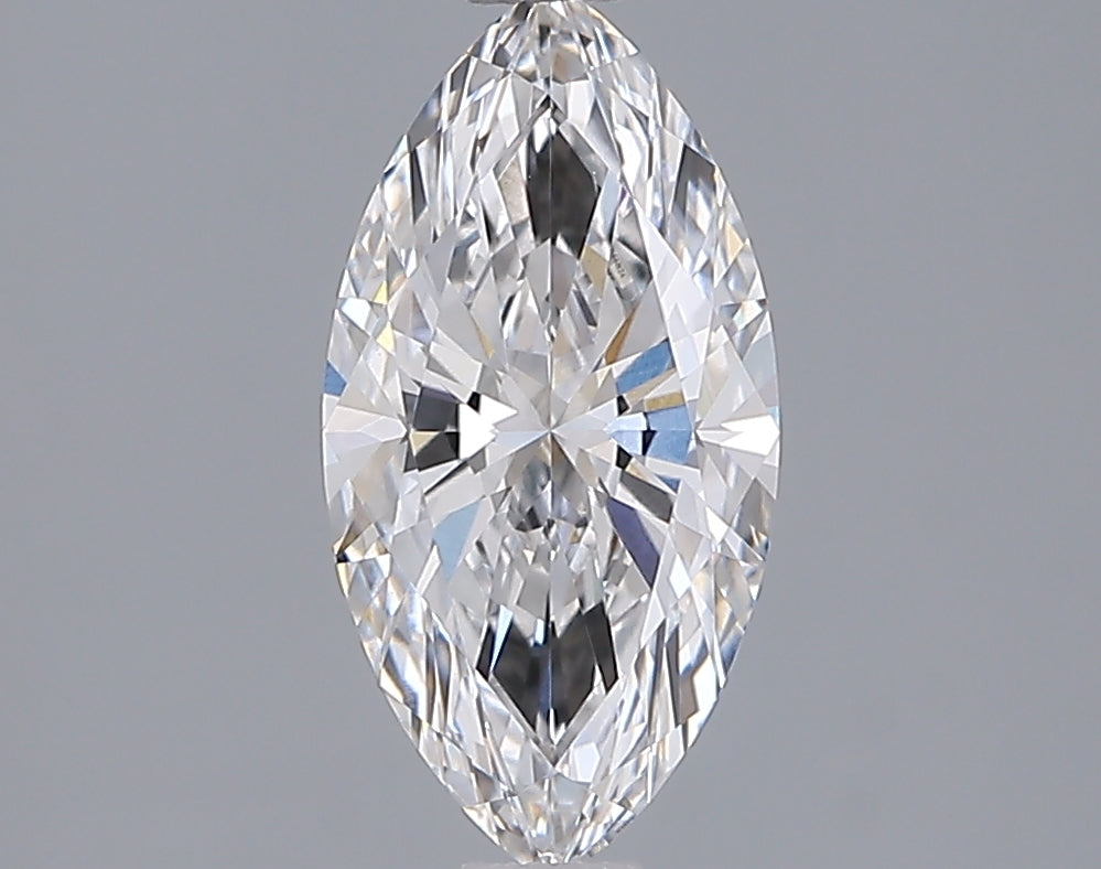 1.51 Carat Marquise Shaped, Ideal Cut, D Color, VVS2 Clarity, IGI Certified Lab Grown Diamond