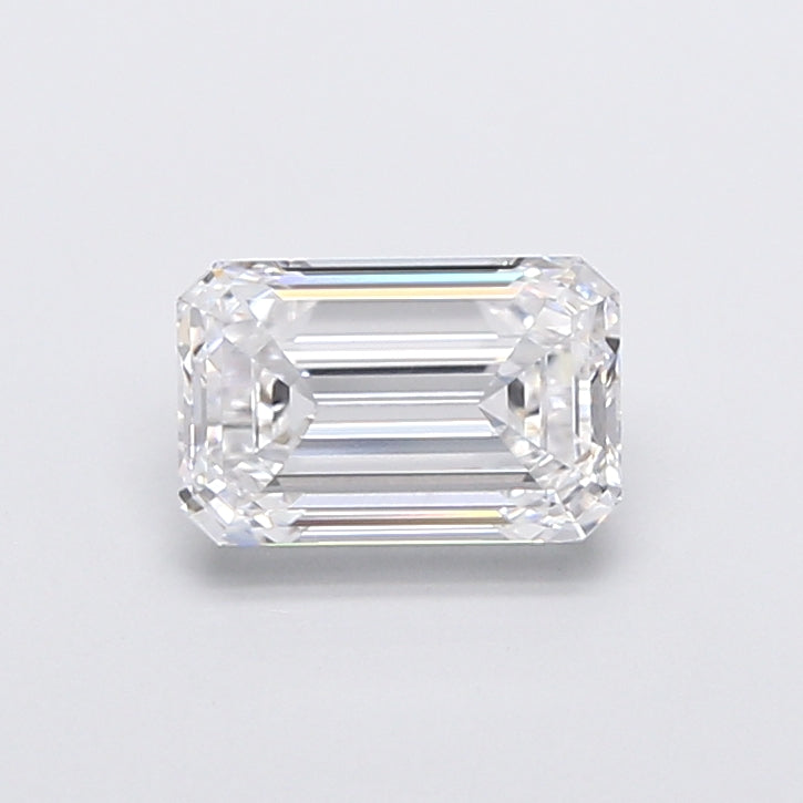 2.07 Carat Emerald Shaped, Very Good Cut, D Color, VS1 Clarity, IGI Certified Lab Grown Diamond