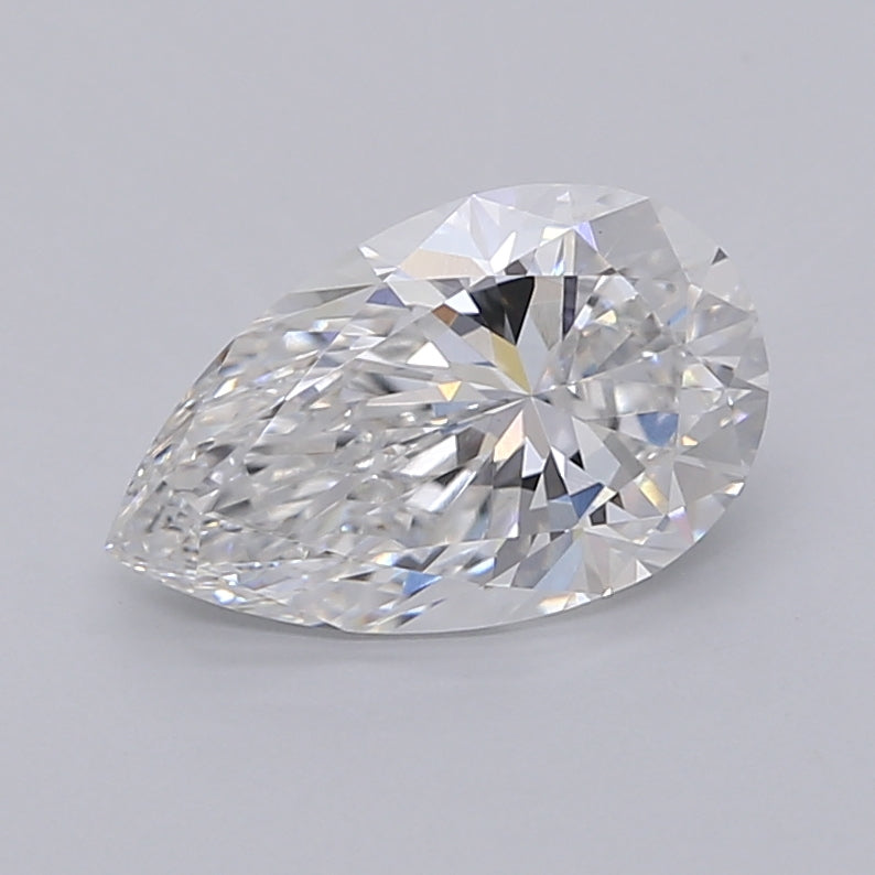 1.99 Carat Pear Shaped, Excellent Cut, E Color, VVS2 Clarity, IGI Certified Lab Grown Diamond