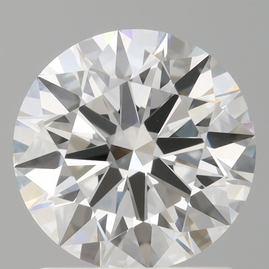 1.53 Carat Round Shaped, Ideal Cut, D Color, VVS2 Clarity, IGI Certified Lab Grown Diamond