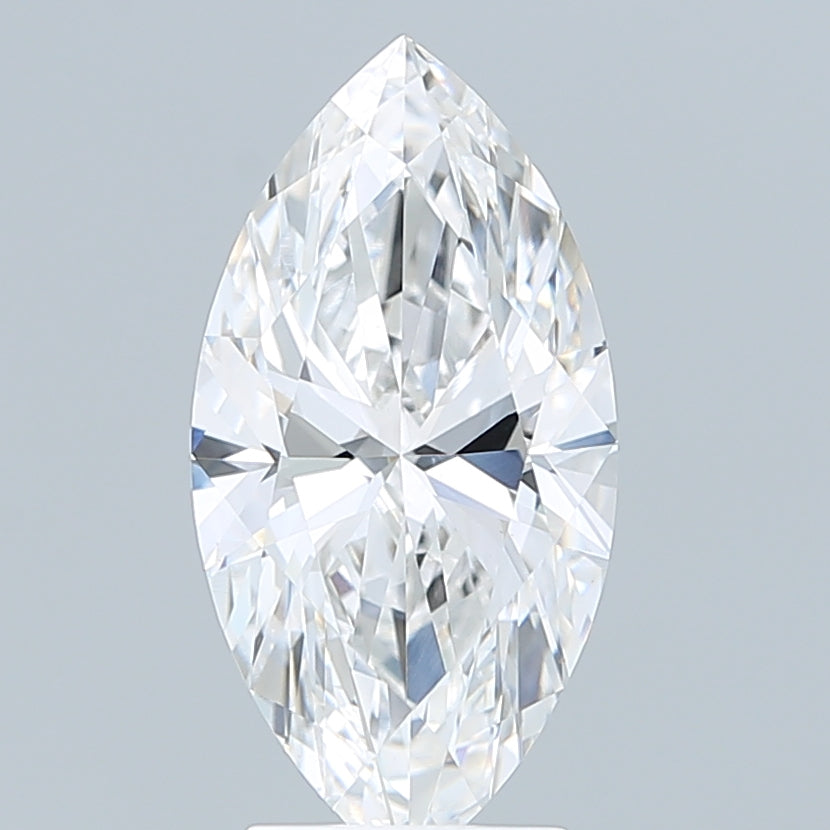 3.08 Carat Marquise Shaped, Ideal Cut, E Color, VVS2 Clarity, IGI Certified Lab Grown Diamond