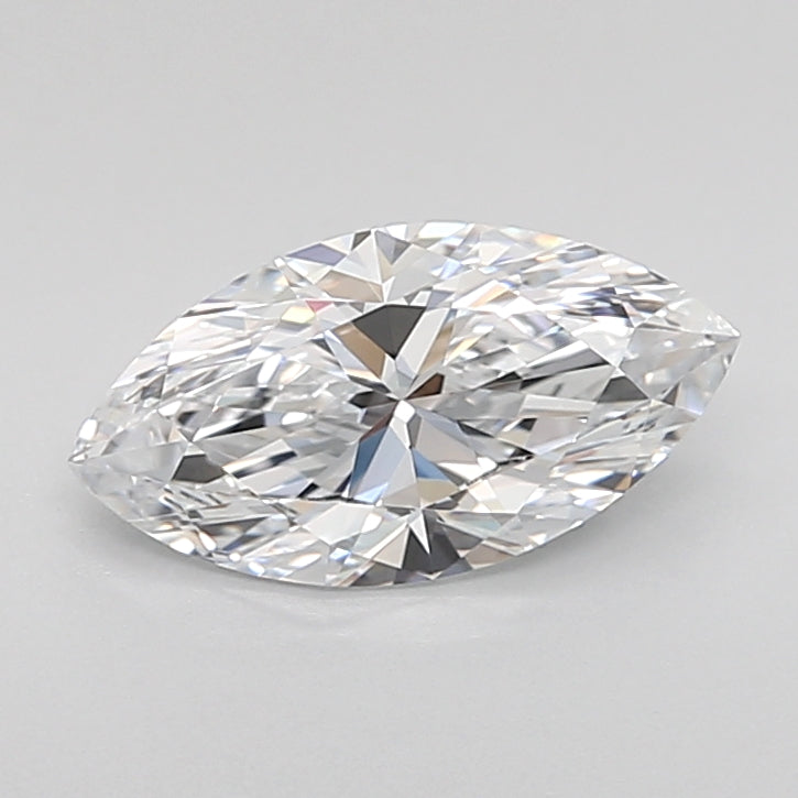 1.10 Carat Marquise Shaped, Ideal Cut, D Color, IF Clarity, IGI Certified Lab Grown Diamond