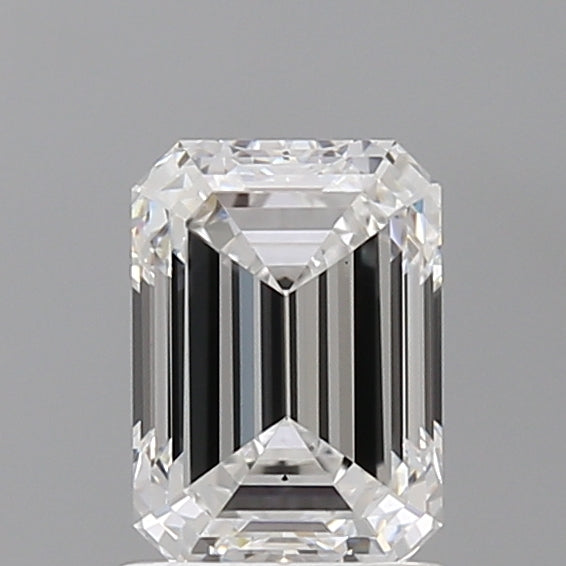 1.54 Carat Emerald Shaped, Ideal Cut, D Color, VS2 Clarity, IGI Certified Lab Grown Diamond