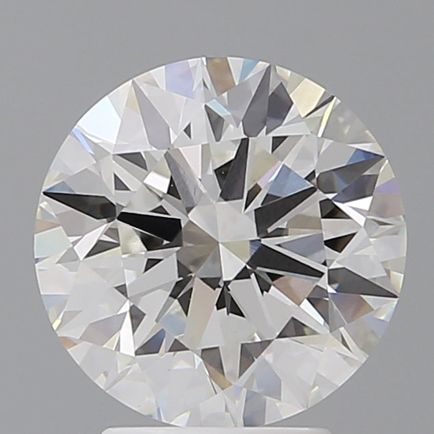 3.54 Carat Round Shaped, Ideal Cut, F Color, VVS2 Clarity, IGI Certified Lab Grown Diamond
