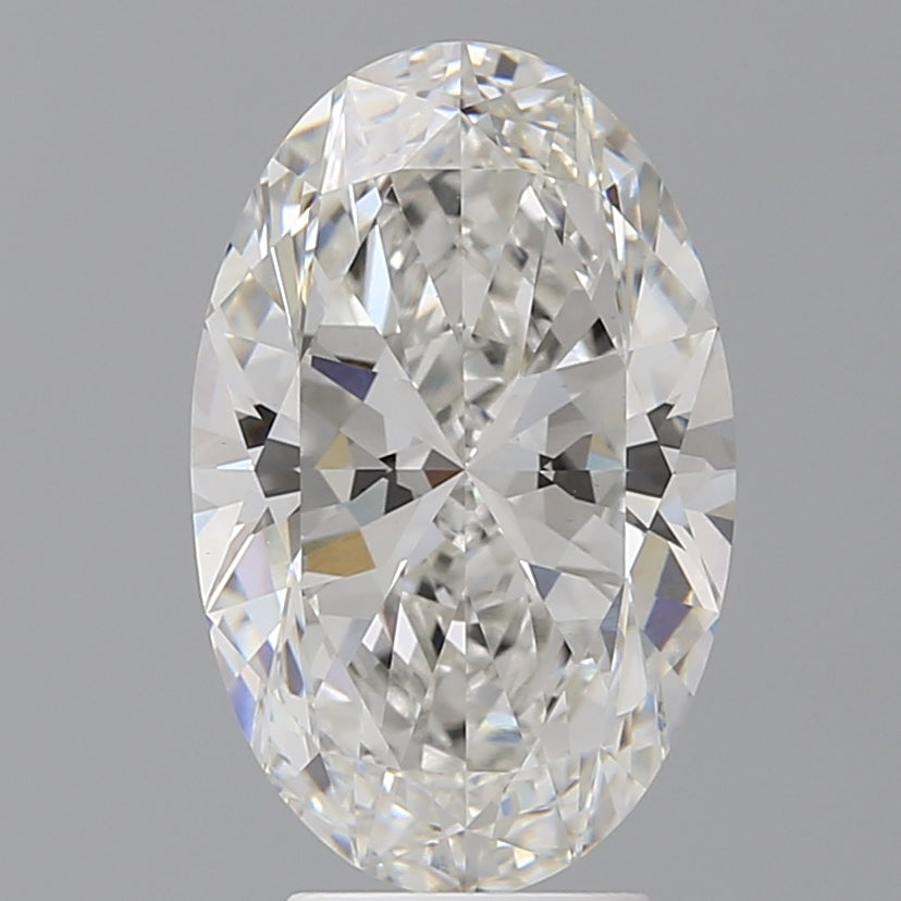4.53 Carat Oval Shaped, Ideal Cut, F Color, VVS2 Clarity, IGI Certified Lab Grown Diamond