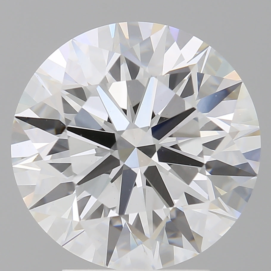 4.03 Carat Round Shaped, Ideal Cut, E Color, VVS2 Clarity, IGI Certified Lab Grown Diamond