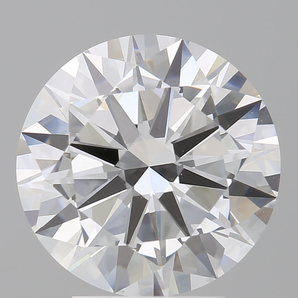 4.00 Carat Round Shaped, Excellent Cut, E Color, VS1 Clarity, IGI Certified Lab Grown Diamond