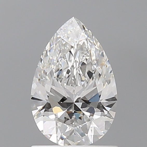 1.09 Carat Pear Shaped, Ideal Cut, D Color, VVS2 Clarity, IGI Certified Lab Grown Diamond