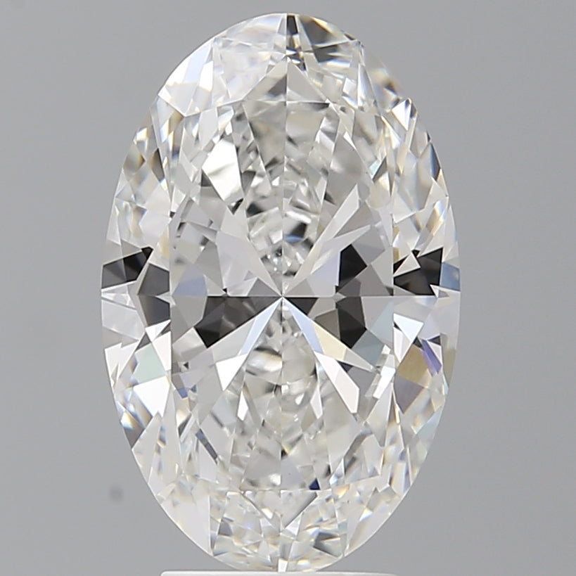 4.50 Carat Oval Shaped, Excellent Cut, F Color, VVS2 Clarity, IGI Certified Lab Grown Diamond