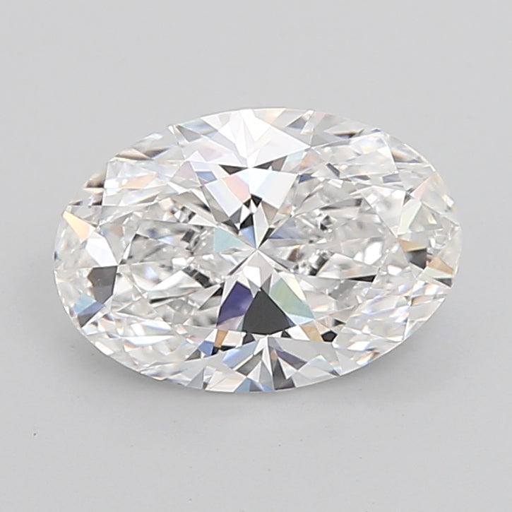 4.08 Carat Oval Shaped, Ideal Cut, E Color, VVS2 Clarity, IGI Certified Lab Grown Diamond