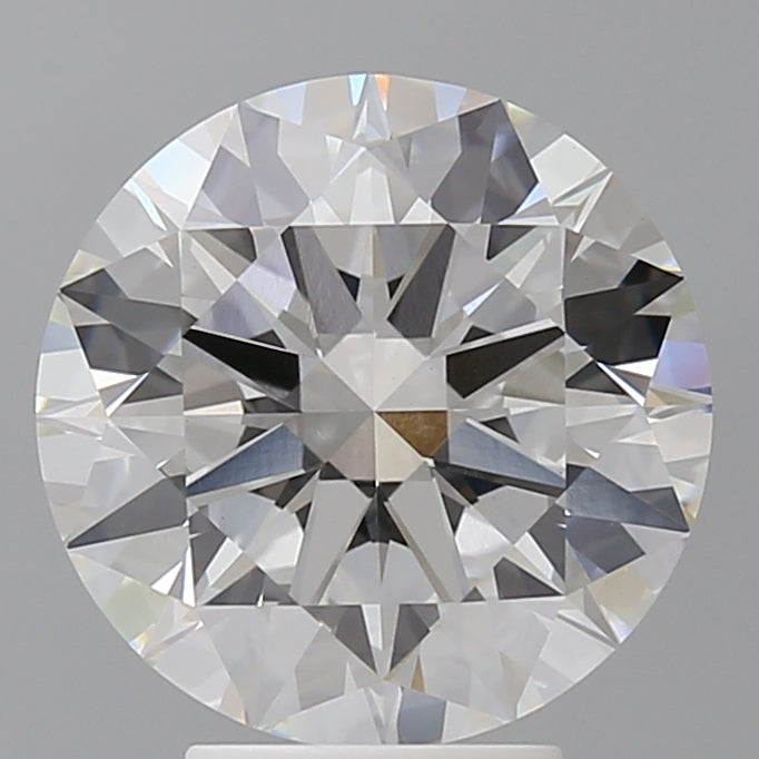 4.58 Carat Round Shaped, Excellent Cut, F Color, VVS2 Clarity, IGI Certified Lab Grown Diamond