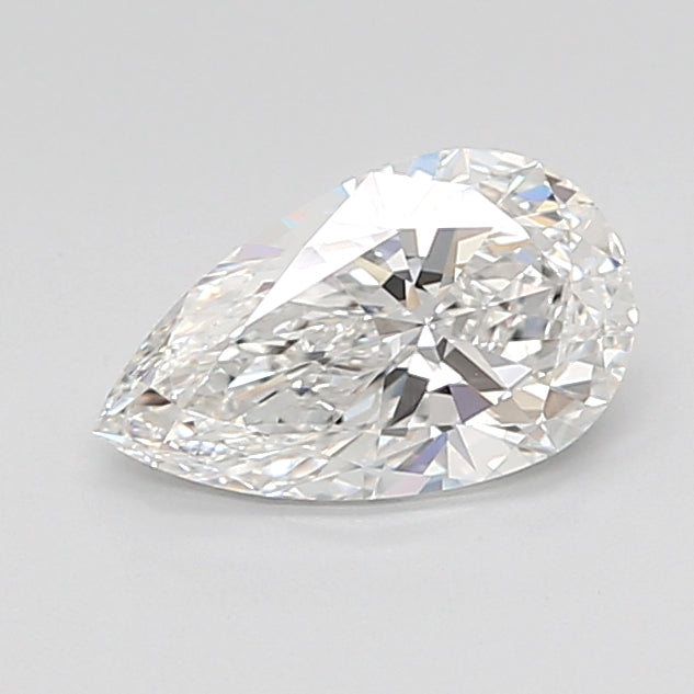 1.53 Carat Pear Shaped, Ideal Cut, E Color, VVS2 Clarity, IGI Certified Lab Grown Diamond