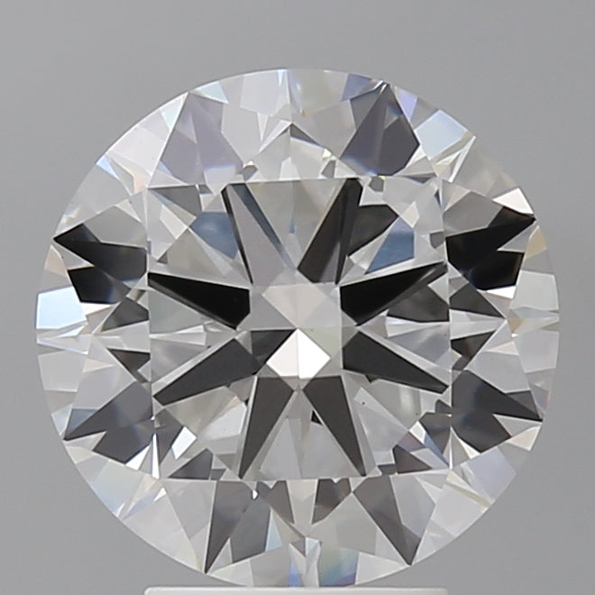 4.02 Carat Round Shaped, Excellent Cut, E Color, VVS2 Clarity, IGI Certified Lab Grown Diamond