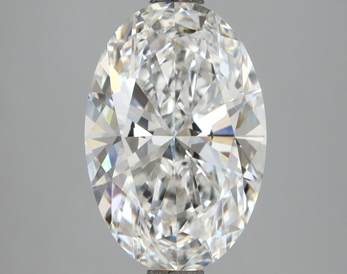 3.60 Carat Oval Shaped, Ideal Cut, E Color, VVS2 Clarity, IGI Certified Lab Grown Diamond