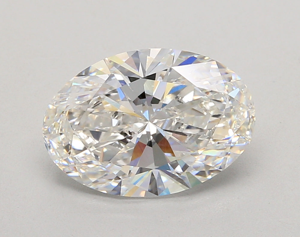3.05 Carat Oval Shaped, Ideal Cut, E Color, VVS2 Clarity, IGI Certified Lab Grown Diamond