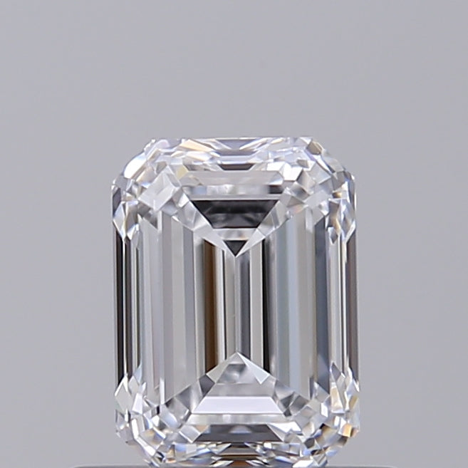 0.70 Carat Emerald Shaped, Ideal Cut, D Color, IF Clarity, IGI Certified Lab Grown Diamond