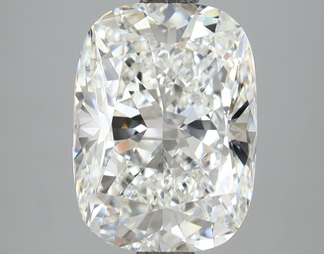 3.89 Carat Cushion Shaped, Ideal Cut, F Color, VVS2 Clarity, IGI Certified Lab Grown Diamond