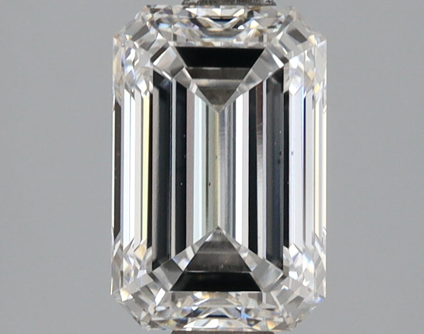 2.00 Carat Emerald Shaped, Ideal Cut, D Color, VS2 Clarity, IGI Certified Lab Grown Diamond