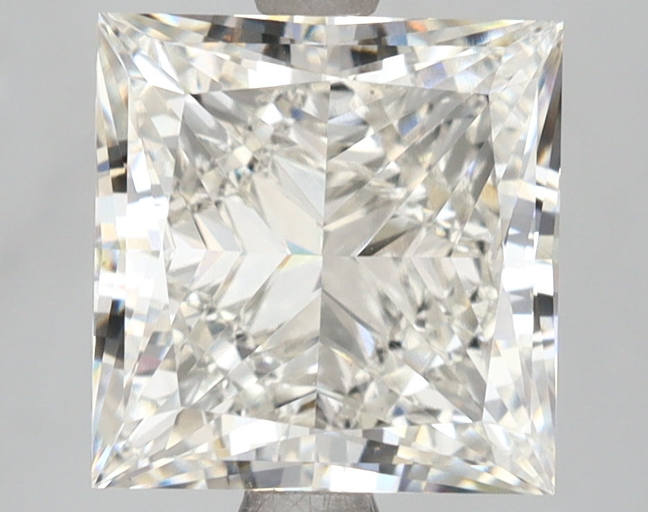 5.03 Carat Princess Shaped, Ideal Cut, G Color, VVS2 Clarity, IGI Certified Lab Grown Diamond