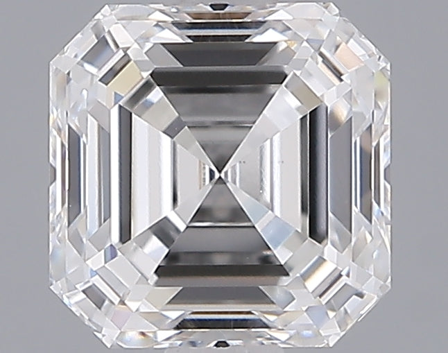 2.01 Carat Asscher Shaped, Ideal Cut, E Color, VVS2 Clarity, IGI Certified Lab Grown Diamond