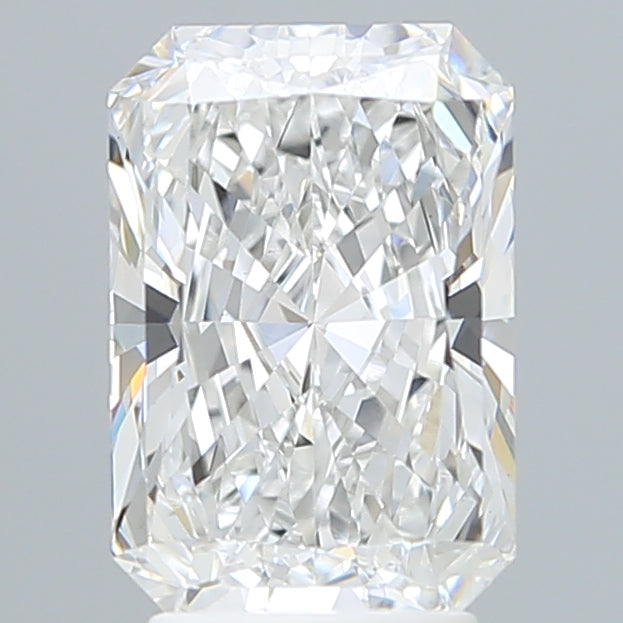 3.21 Carat Radiant Shaped, Ideal Cut, E Color, VVS2 Clarity, IGI Certified Lab Grown Diamond