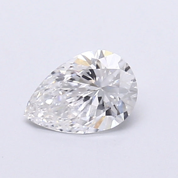 0.40 Carat Pear Shaped, Very Good Cut, D Color, VS1 Clarity, IGI Certified Lab Grown Diamond