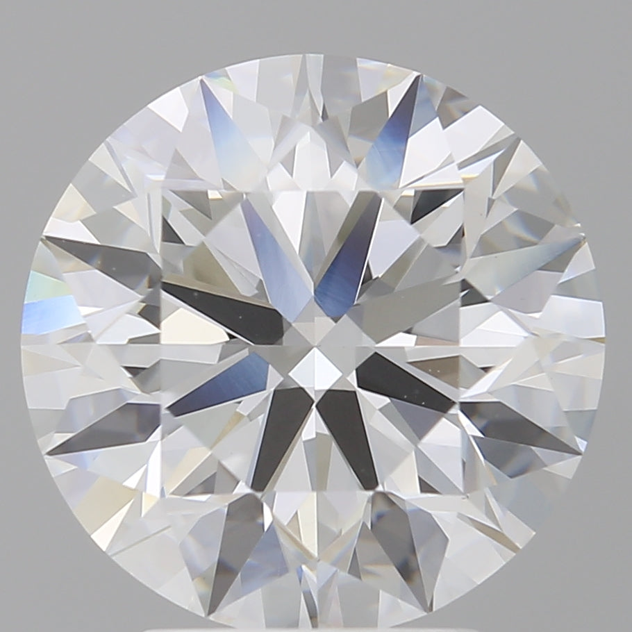 4.00 Carat Round Shaped, Ideal Cut, E Color, VVS2 Clarity, IGI Certified Lab Grown Diamond