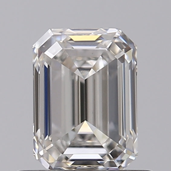 0.70 Carat Emerald Shaped, Ideal Cut, H Color, VVS2 Clarity, IGI Certified Lab Grown Diamond