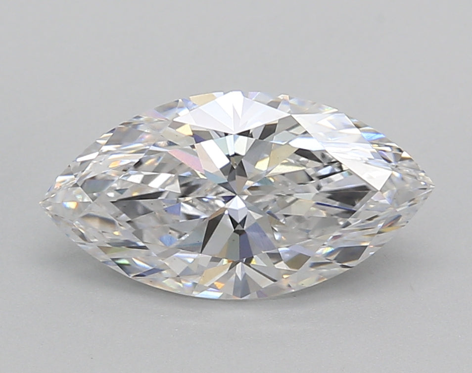 1.94 Carat Marquise Shaped, Excellent Cut, E Color, VS1 Clarity, IGI Certified Lab Grown Diamond