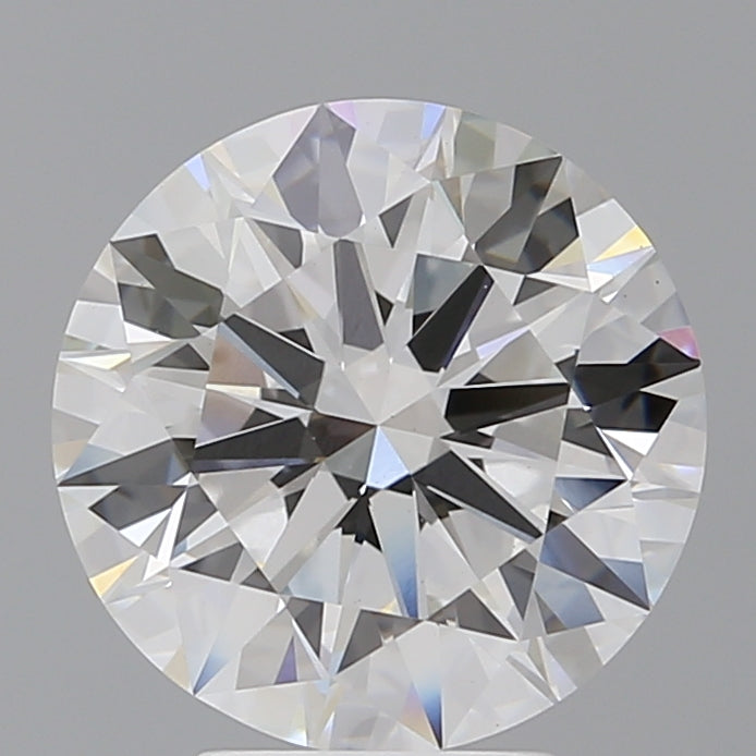 4.57 Carat Round Shaped, Ideal Cut, E Color, VVS2 Clarity, IGI Certified Lab Grown Diamond