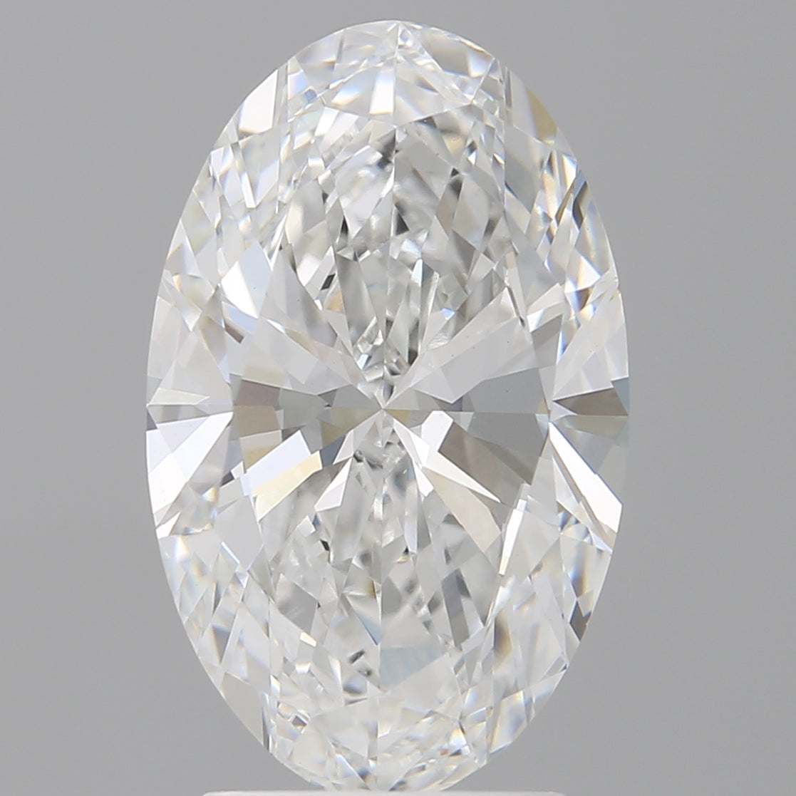 2.97 Carat Oval Shaped, Excellent Cut, E Color, VVS2 Clarity, IGI Certified Lab Grown Diamond
