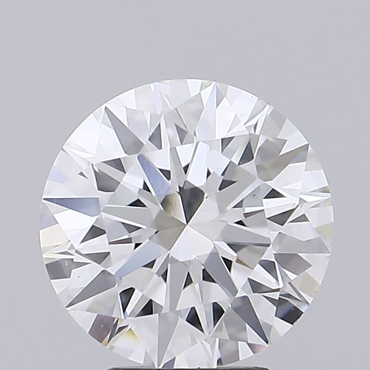 2.34 Carat Round Shaped, Ideal Cut, F Color, VVS2 Clarity, IGI Certified Lab Grown Diamond