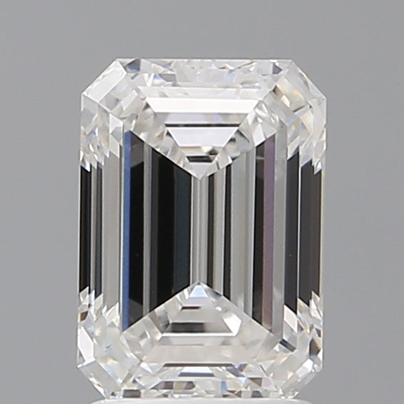 2.09 Carat Emerald Shaped, Ideal Cut, E Color, VVS1 Clarity, IGI Certified Lab Grown Diamond
