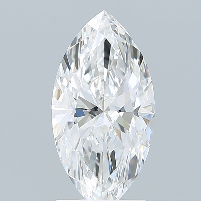 1.89 Carat Marquise Shaped, Ideal Cut, E Color, VVS2 Clarity, IGI Certified Lab Grown Diamond