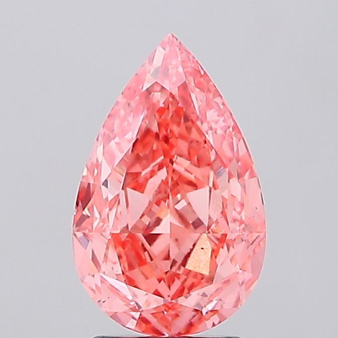 2.75 Carat Pear Shaped, Ideal Cut, VS2 Clarity, IGI Certified Lab Grown Diamond